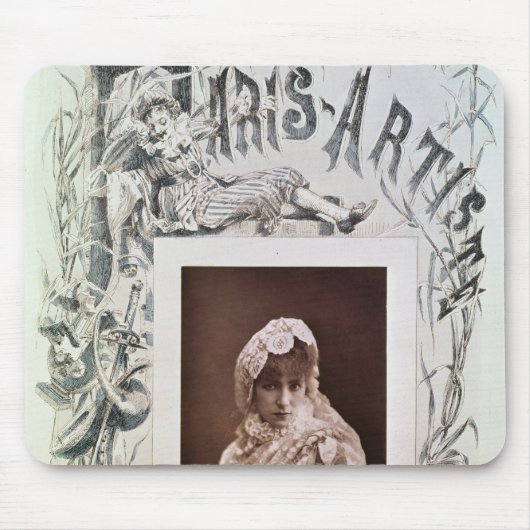 マリオンDelormeの役割のサラ・ベルナール マウスパッド (正面)