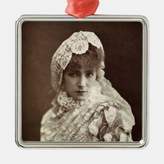 マリオンDelormeの役割のサラ・ベルナール メタルオーナメント (正面)