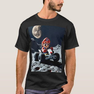 マリオ・カートオンザムーンTシャツ Tシャツ