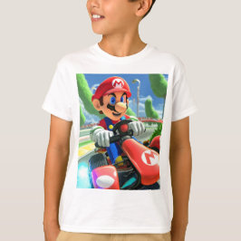 マリオ・カート車 Tシャツ