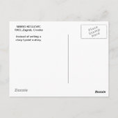 マリオ・ケグリヴィックアートの提案 ポストカード (裏面)