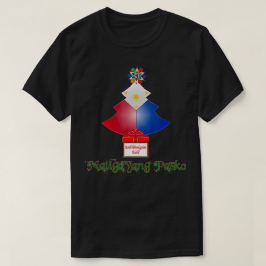 マリガヤンパスコフィリピーノクリスマスパロール Tシャツ (デザイン正面)