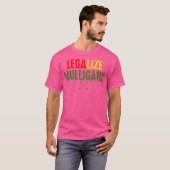 マリガンスおもしろいゴルフを合法化する Tシャツ (正面フル)