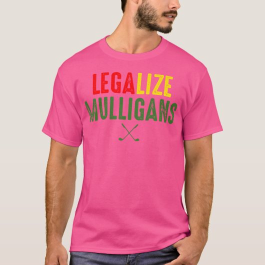 マリガンスおもしろいゴルフを合法化する Tシャツ (正面)