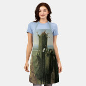 マリコパマウンテンニアリオギラバイプラットから眺める エプロン (着用した状態)