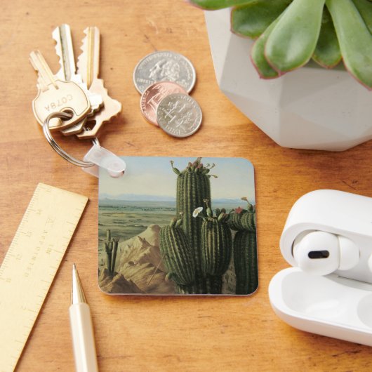 マリコパマウンテンニアリオギラバイプラットから眺める キーホルダー (デスク)