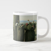 マリコパマウンテンニアリオギラバイプラットから眺める ジャンボコーヒーマグカップ (右)