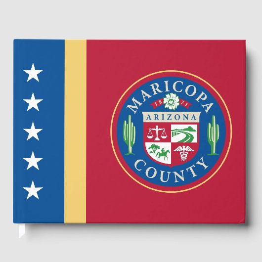 マリコパ州旗（アリゾナ） ゲストブック (正面)