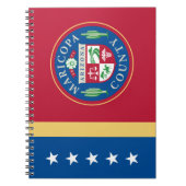 マリコパ州旗(アリゾナ) ノートブック (正面)