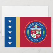 マリコパ州旗（アリゾナ） 便箋 (正面/裏面)