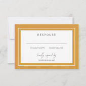 マリゴッはっきりしたド縁どユロモダンエ結婚ロ 出欠カード (正面)