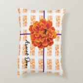 マリゴールドとビー アクセントクッション (裏面(縦))