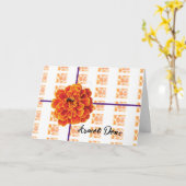 マリゴールドとビー カード (黄色い花)