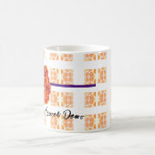 マリゴールドとビー コーヒーマグカップ (中央)