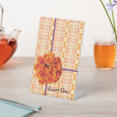 マリゴールドとビー 台座サイン (インサイチュ)