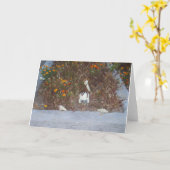 マリゴールドのフェイクスケルトンのデコレーション写真 カード (黄色い花)