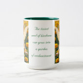 マリゴールドの花の妖精 ツートーンマグカップ (中央)