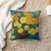 マリゴールドの花束 – 両面 クッション (ブランケット)