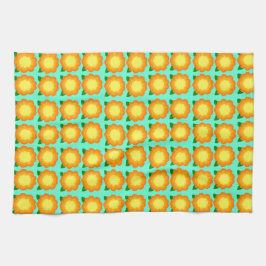 マリゴールドの花 キッチンタオル