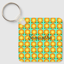 マリゴールドの花 キーホルダー