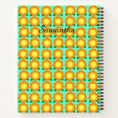 マリゴールドの花 ノートブック (裏面)