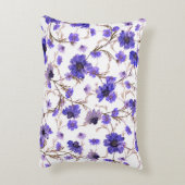 マリゴールドの花、フローラシームレス壁紙 アクセントクッション (裏面(縦))