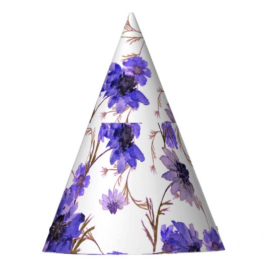 マリゴールドの花、フローラシームレス壁紙 パーティーハット (正面)