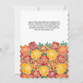 マリゴールドフローラ記念サービスお祝い 招待状 (裏面)