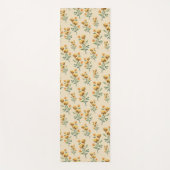 マリゴールド水彩ヨガマット ヨガマット (正面)