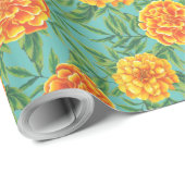 マリゴールド花柄 ラッピングペーパー (ロールコーナー)