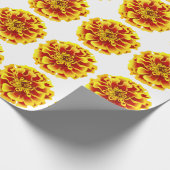 マリゴールド花 ラッピングペーパー (角)