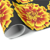 マリゴールド花 ラッピングペーパー (ロールコーナー)