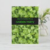 マリゴールド苗カスタム園パーティー招待状 招待状 (スタンド正面)