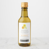 マリゴールド製品の材料とバーコードラベル ワインラベル (正面)