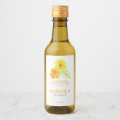 マリゴールド製品美しいハーブトリートメントラベル ワインラベル (正面)