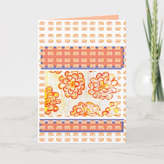 マリゴールド誕生日 カード (正面)