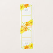 マリゴールド黄色の水の色の結婚アートのゲスト (外部フラット)