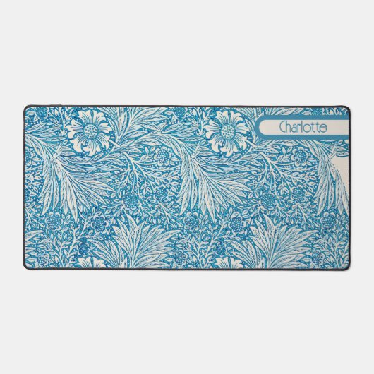 マリゴールド・ウィリアム・モリスパーソナライズされたヴィンテージ デスクマット (正面)