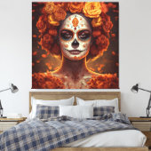 マリゴールド・スピリット キャンバスプリント (インサイチュ (寝室))