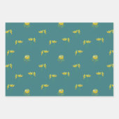 マリゴールド&デイジーギフトラップセット ラッピングペーパーシート (正面2)