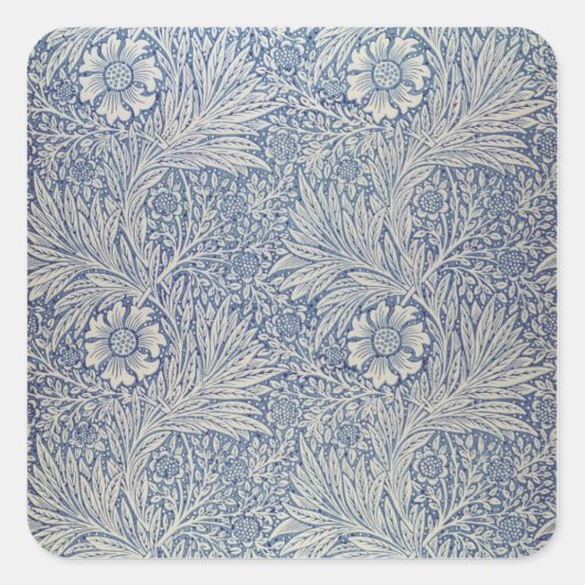 「マリゴールド」壁紙デザイン, 1875 スクエアシール (正面)