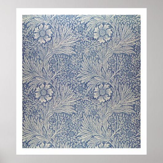 「マリゴールド」壁紙デザイン, 1875 ポスター (正面)