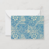 マリゴールド、1875年ウィリアム・モリス ノートカード (正面)