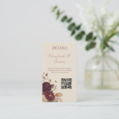 マリゴ素朴ルボホ秋フローラ結婚ズ エンクロージャーカード (スタンド正面)