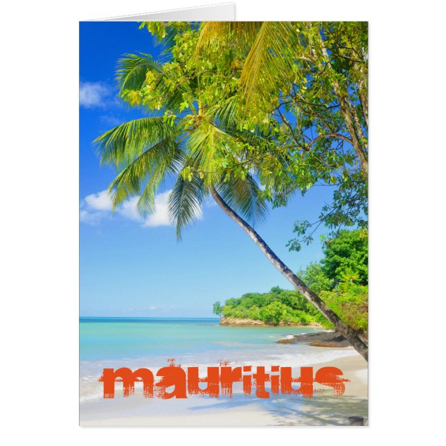 マリシャスの熱帯島 (正面)