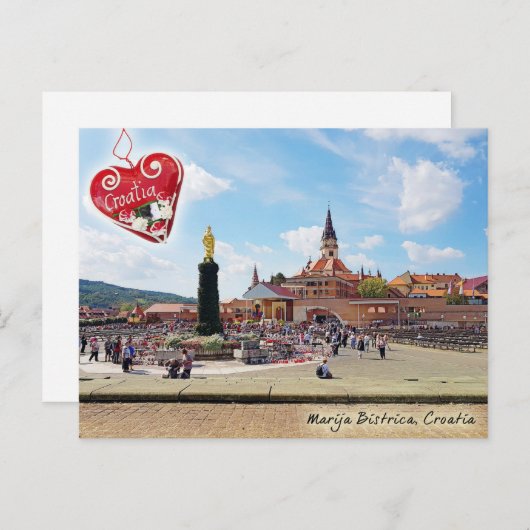 マリジャビストリカ，クロアチア市葉書 ポストカード (正面/裏面)