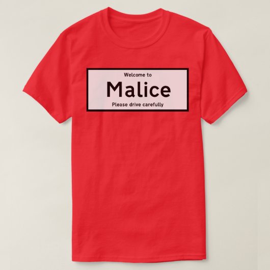 マリスという町 Tシャツ (デザイン正面)