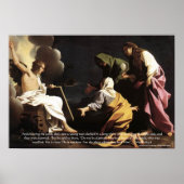 マリズ、イエスの墓、彼は復活した聖書の詩のアートワーク ポスター (正面)