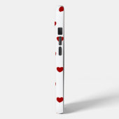 マリソル – 名前をカスタムするテンプレート赤と白, Case-Mate iPhoneケース (裏面 / 左)