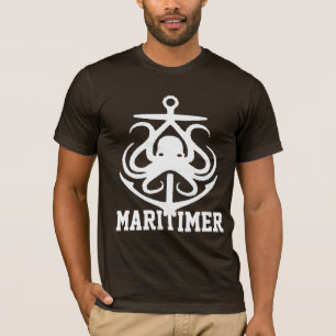 マリタイマーいかりタコ航海のシャツ Tシャツ